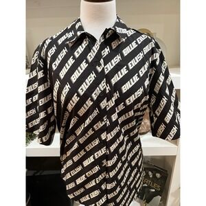 Billie Eilish Hit Me Hard Shirt Black Size Small Divided Unisex